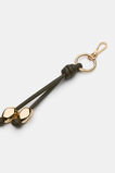 Bead Knot Keyring  Dark Espresso  hi-res