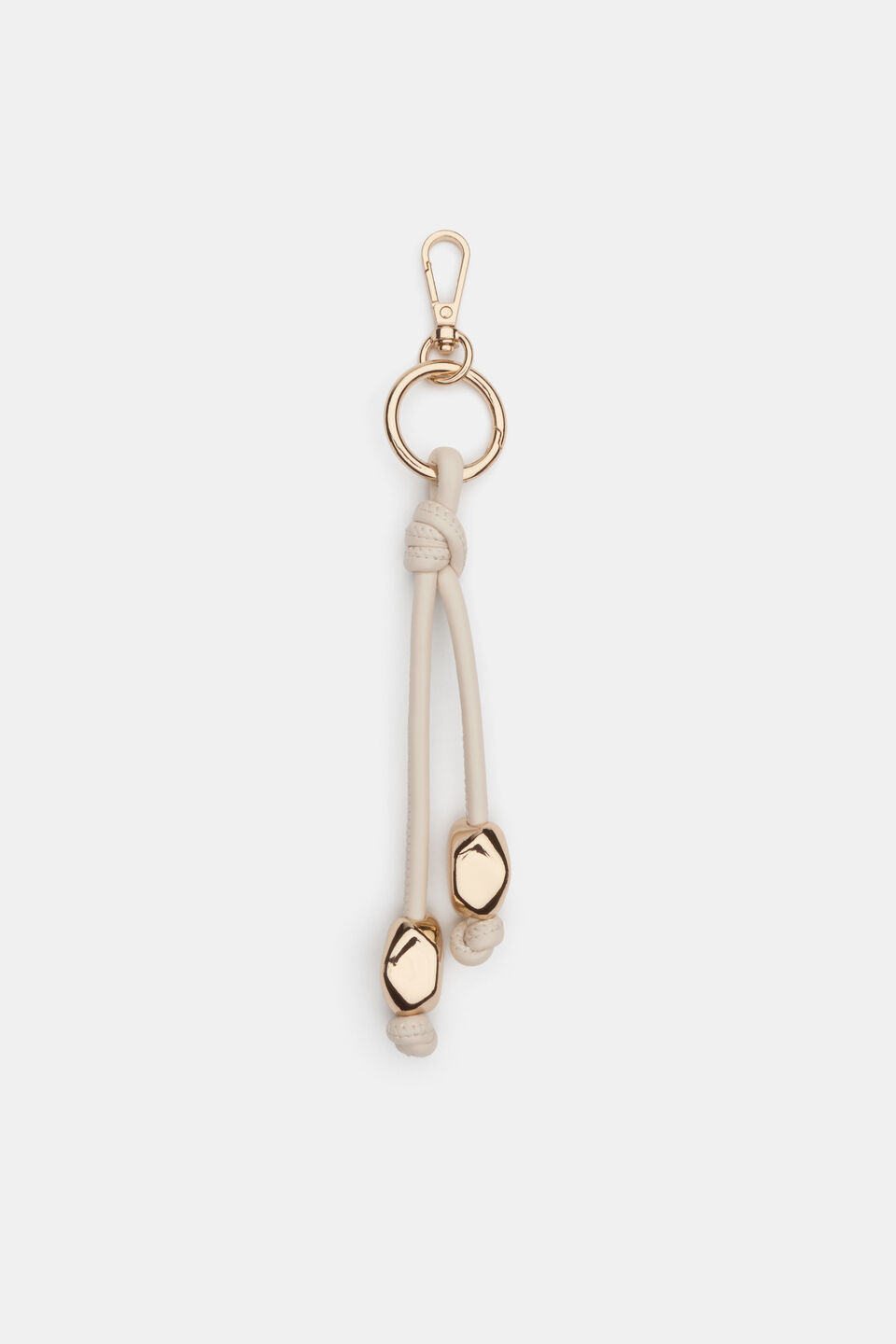 Bead Knot Keyring  Stone