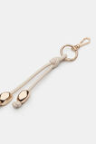 Bead Knot Keyring  Stone  hi-res