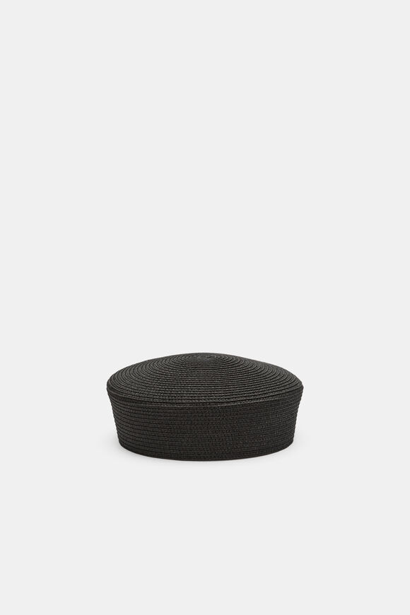 Pillbox Hat  Black  hi-res