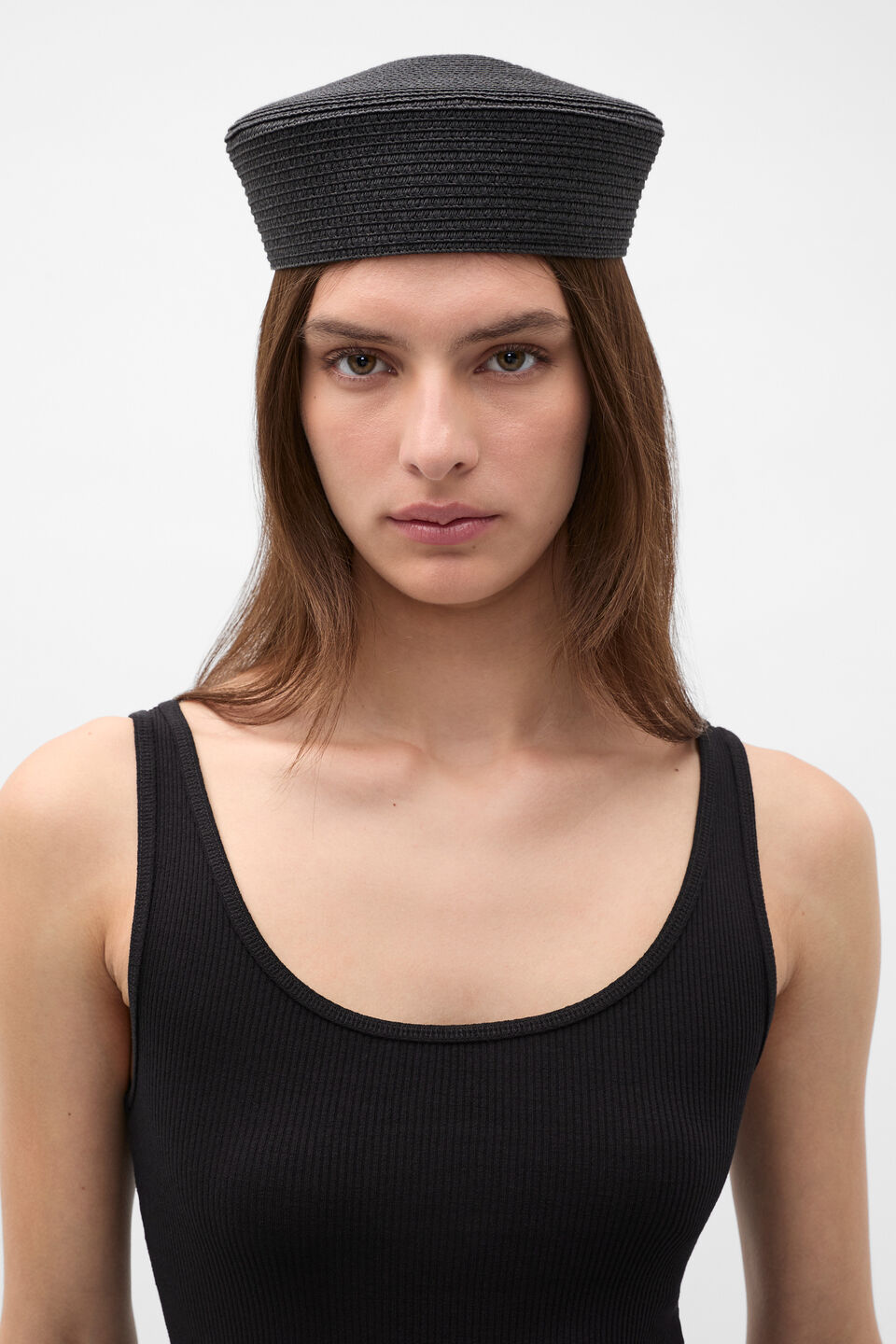 Pillbox Hat  Black