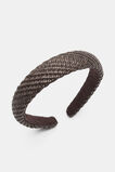Woven Alice Headband  Dark Espresso  hi-res