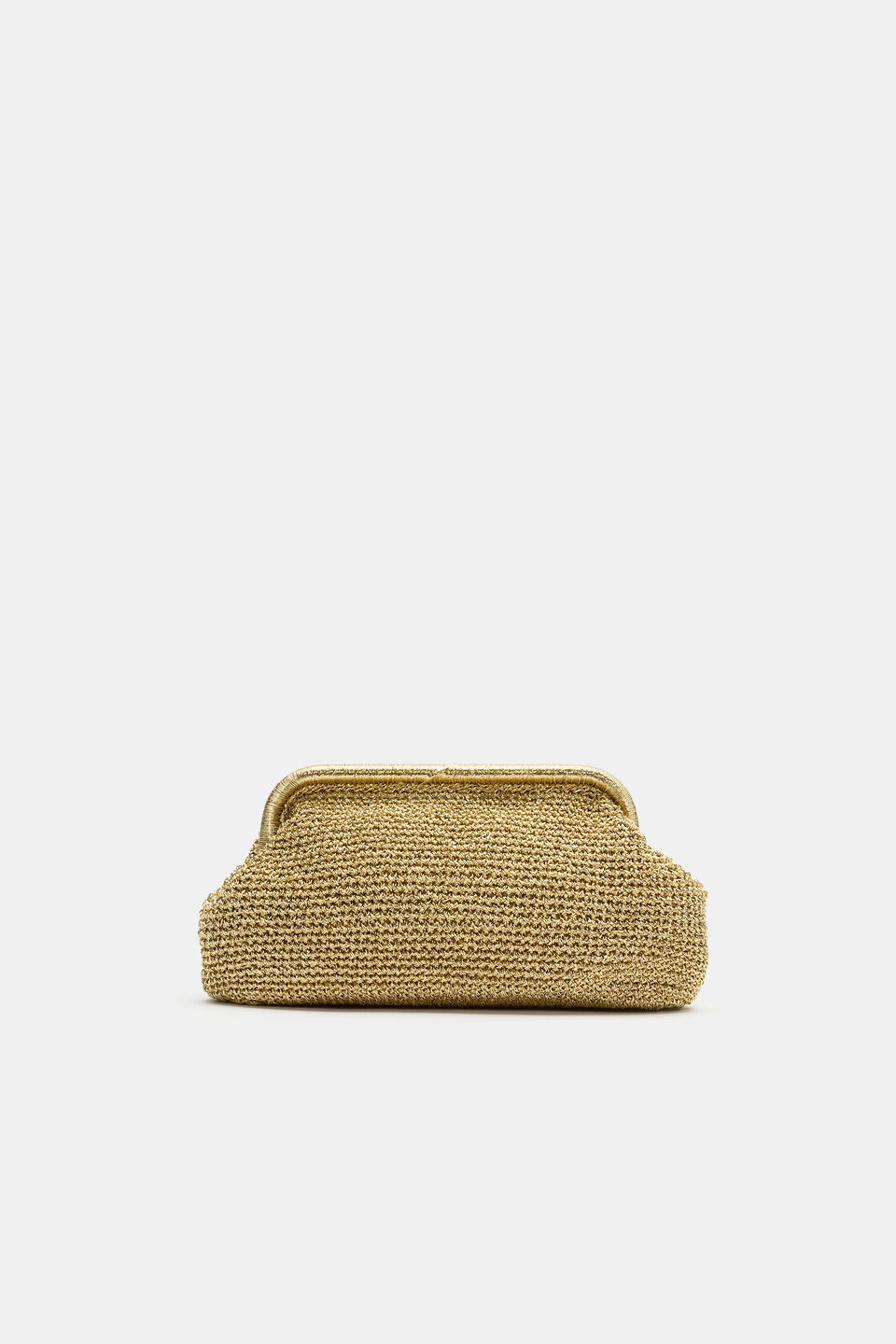 Woven Clutch  Gold