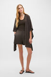 Open Weave Poncho  Dark Espresso  hi-res