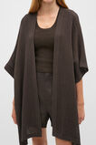 Open Weave Poncho  Dark Espresso  hi-res