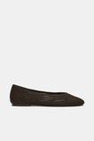 Zimi Crochet Ballet Flat  Dark Espresso  hi-res