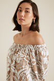 Palm Print Swing Dress    hi-res