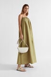 Voile Gathered Strapless Maxi Dress  Pistachio  hi-res