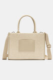 Structured Woven Mini Tote  Warm Sand  hi-res