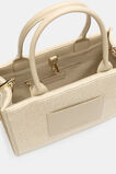 Structured Woven Mini Tote  Warm Sand  hi-res