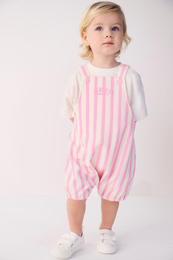 Core Stripe Romper  Candy Pink  hi-res