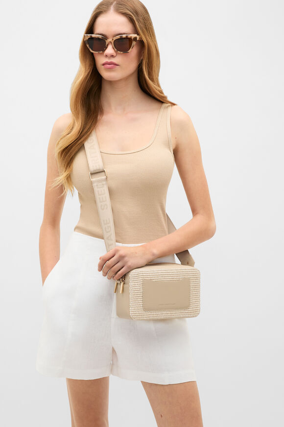 Textured Camera Bag  Warm Sand  hi-res
