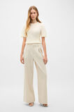 Sheer Knit Tee  Coconut Cream  hi-res