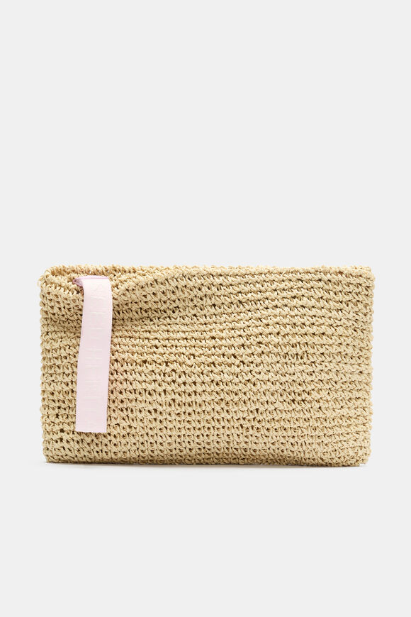 Logo Woven Pouch  Petal Pink  hi-res
