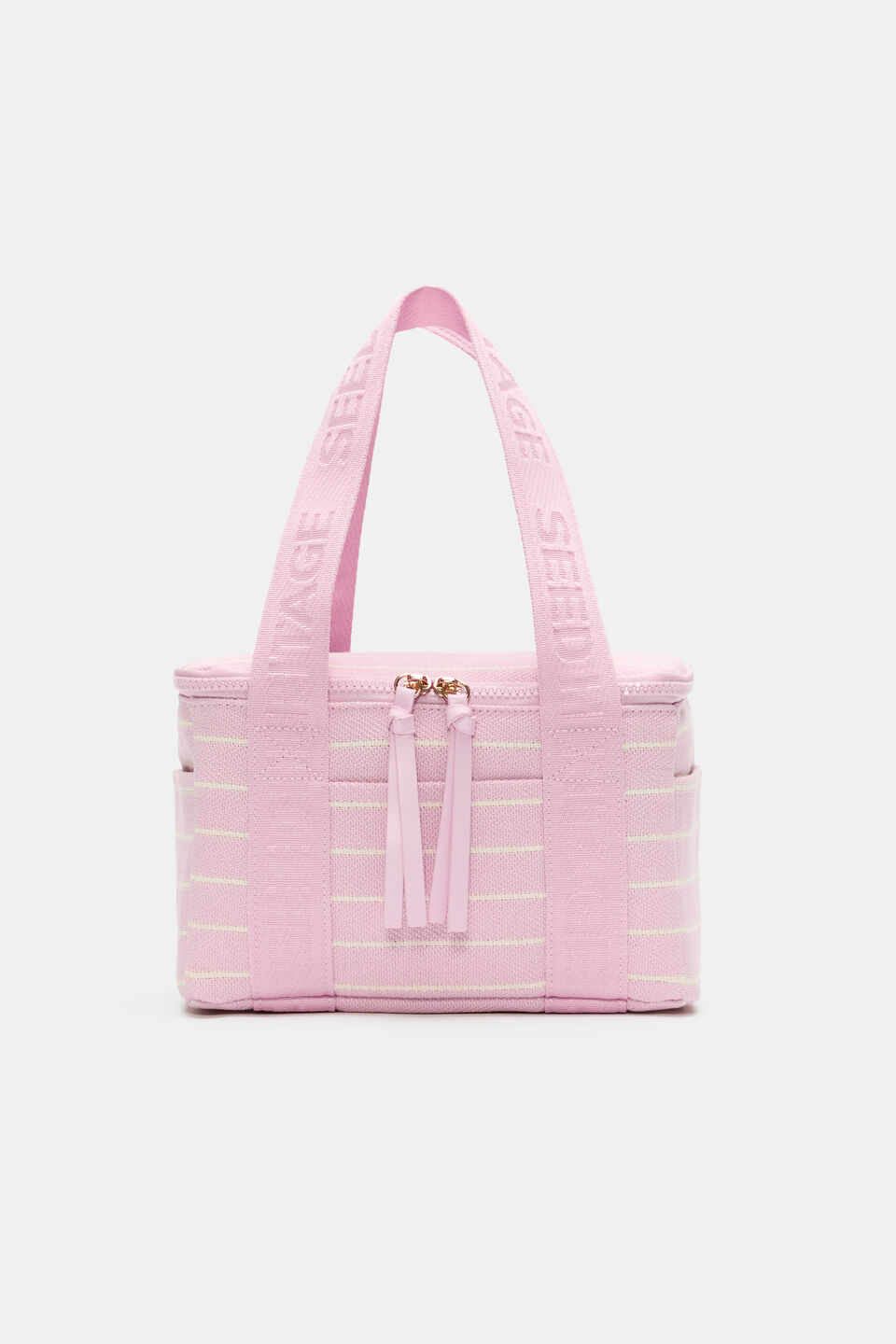 Seed Mini Cooler Bag  Petal Pink Stripe