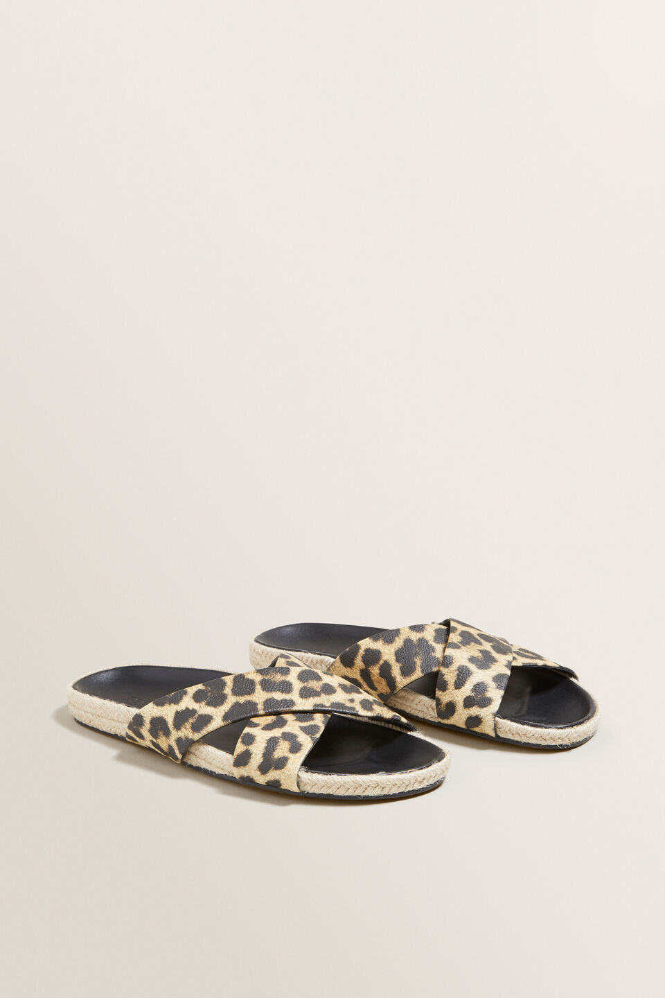 Chloe Cross Over Slides  