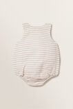 Natural Stripe Onesie    hi-res