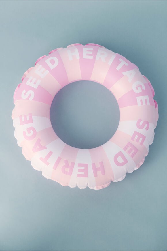 Inflatable Pool Ring  Pink Multi  hi-res