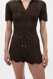 Wave Stitch Knit Short  Dark Espresso  hi-res
