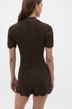 Wave Stitch Knit Short  Dark Espresso  hi-res