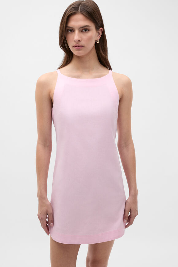 Knot Detail Mini Dress  Petal Pink  hi-res
