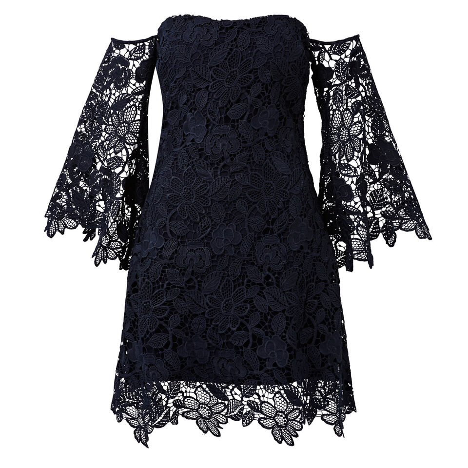 Strapless Lace Dress  