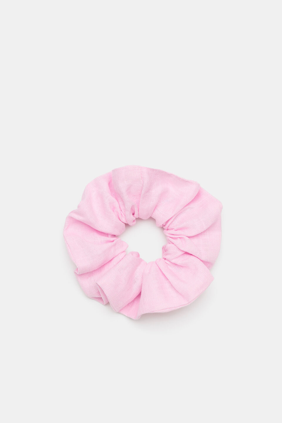 Linen Scrunchie  Petal Pink