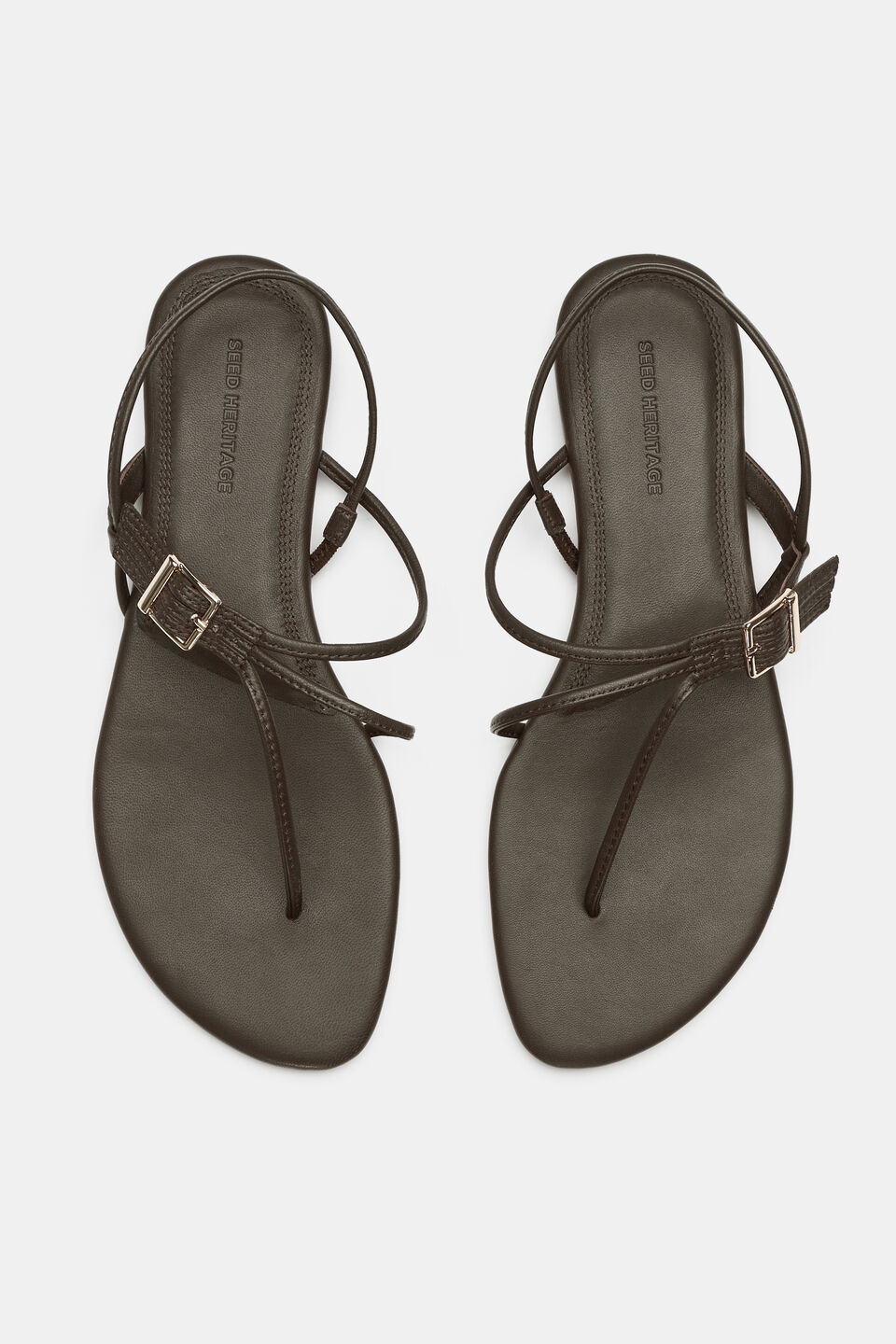 Tilly Fine Strap Sandal  Dark Espresso