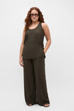 Satin Back Longline Tank  Dark Espresso  hi-res