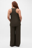 Satin Back Longline Tank  Dark Espresso  hi-res