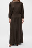 Fine Knit Bubble Midi Skirt  Dark Espresso  hi-res