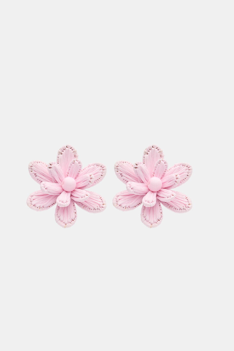 Floral Statement Earring  Petal Pink