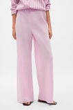 Core Linen Easy Wide Leg Pant  Petal Pink  hi-res