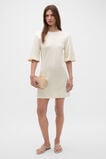 Jersey Tie Back Mini Dress  Coconut Cream  hi-res