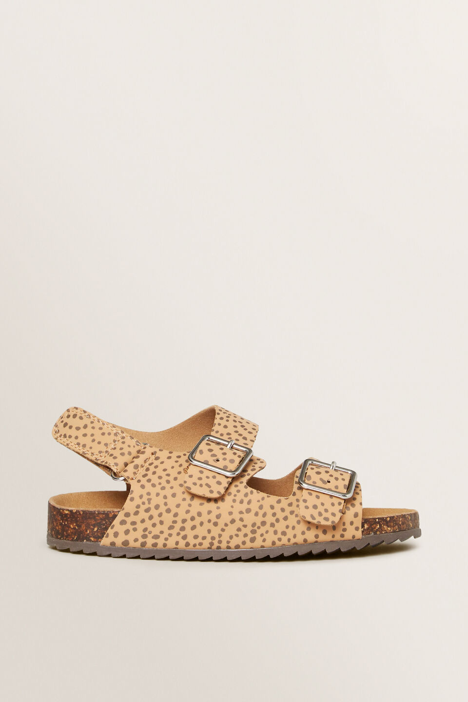 Double Buckle Ocelot Slide  