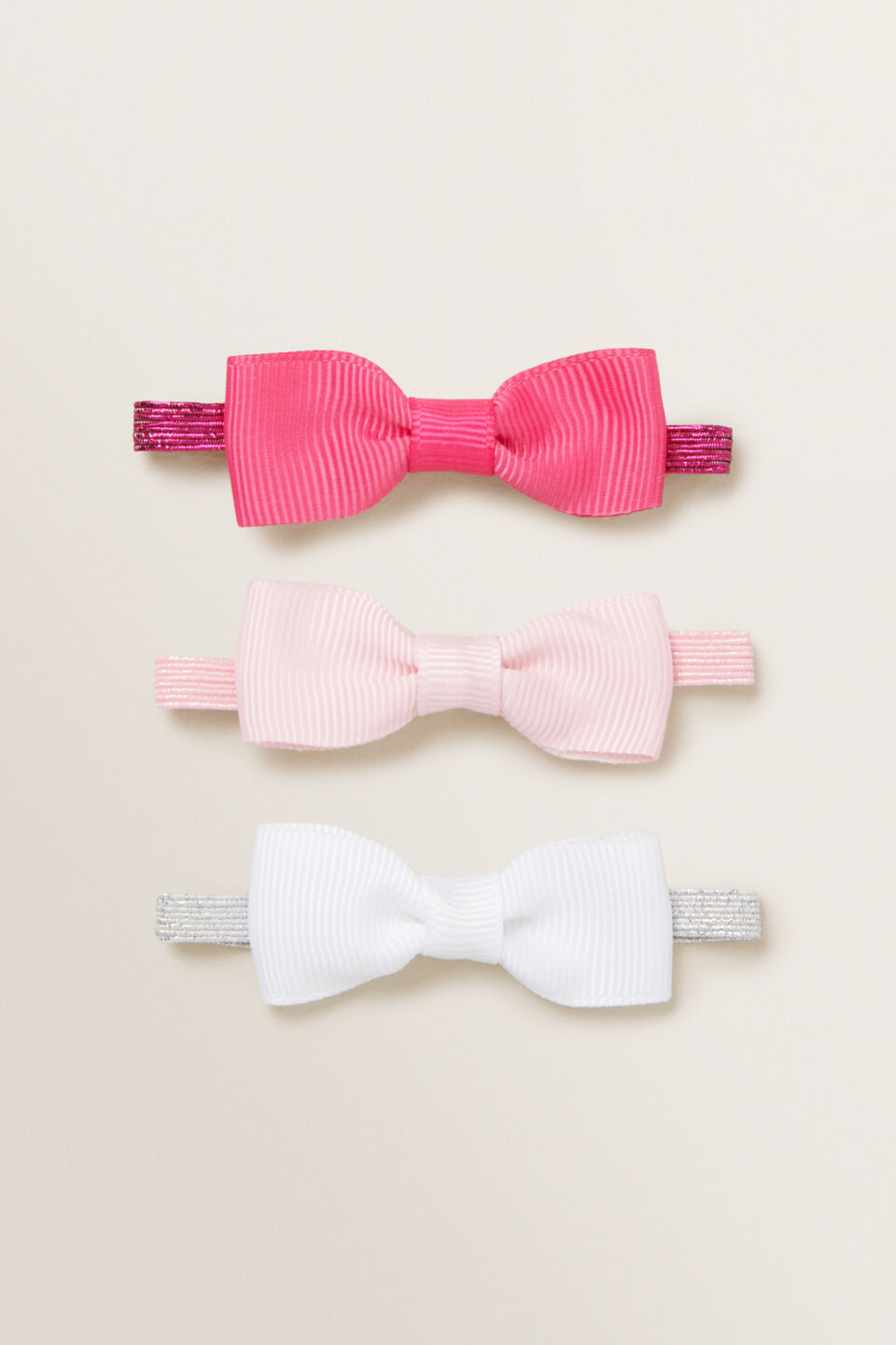 3 Pack Bow On Elastic  