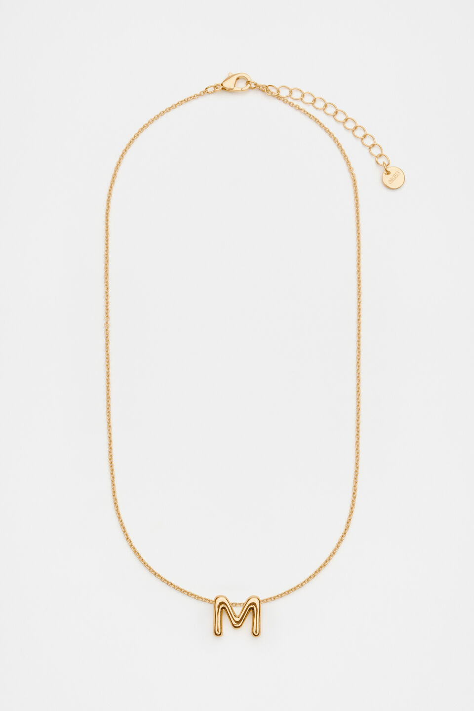Bubble Letter Necklace  M