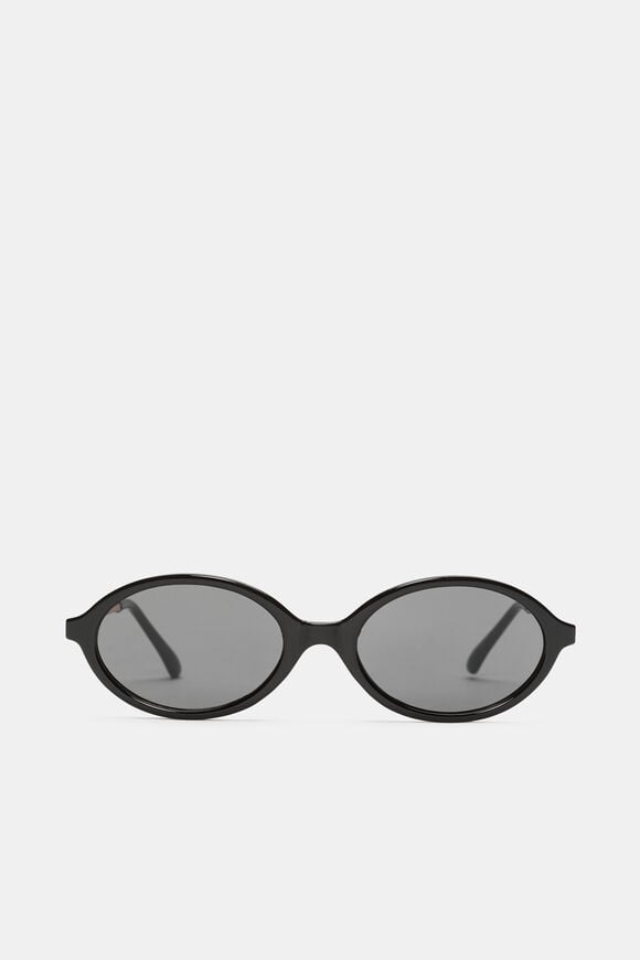 Sabrina Oval Sunglasses  Black  hi-res