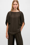 Self Stripe Batwing Top  Dark Espresso  hi-res