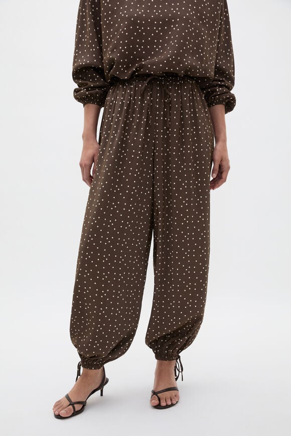 Spot Print Pant  Dark Espresso Spot  hi-res