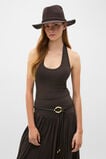 Knit Fedora  Dark Espresso  hi-res