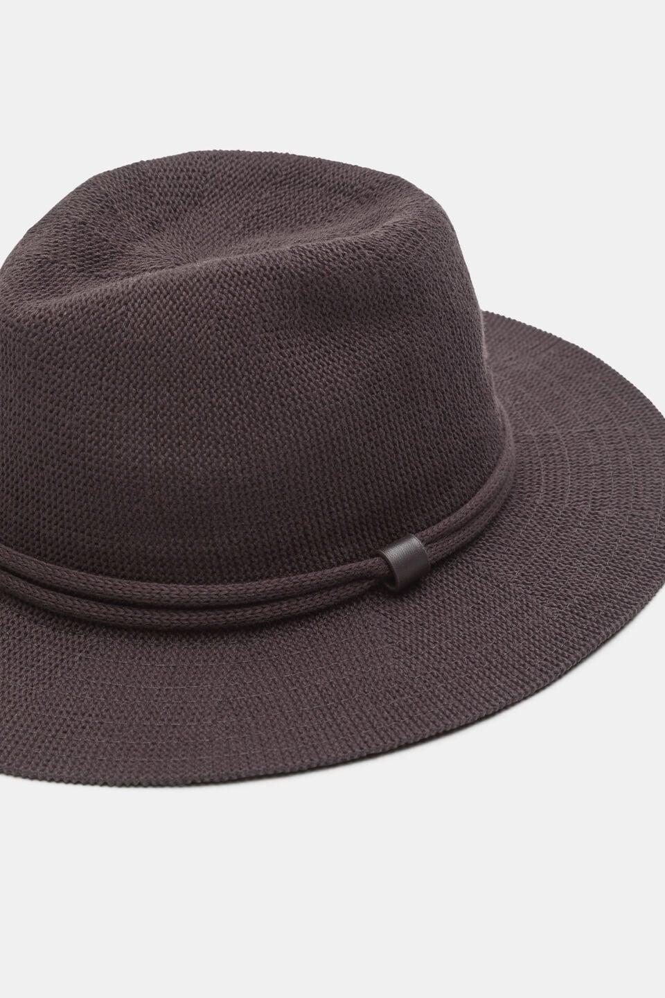 Knit Fedora  Dark Espresso