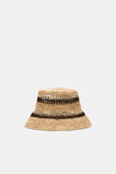 Multi Raffia Bucket Hat  Dark Espresso Multi  hi-res