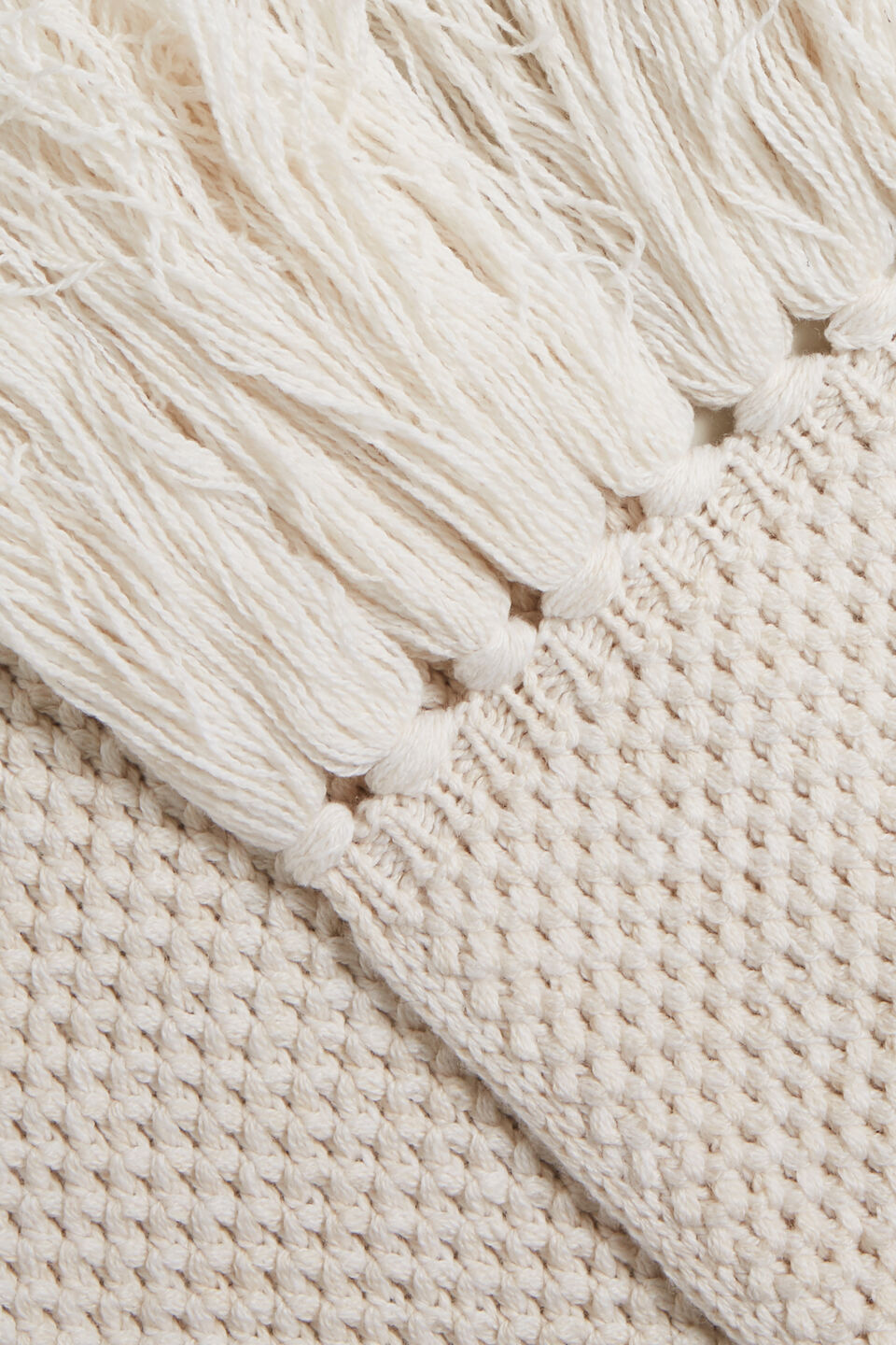 Tassle Knit Scarf  