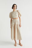 Sateen Tie Back Top  Magnolia  hi-res