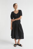 Cheesecloth Sleeve Tee  Black  hi-res