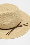 Raffia Fedora  Natural  hi-res