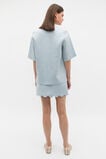 Linen Scallop Shirt  Bluebell  hi-res