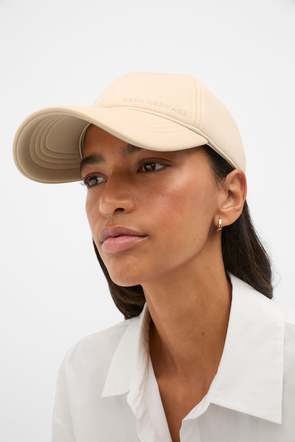 Seed Tech Cap  Ecru