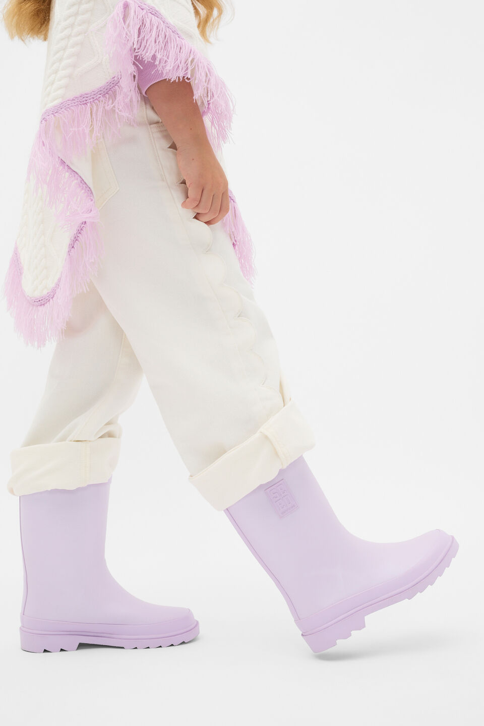 Pearlescent Rain Boot  Orchid